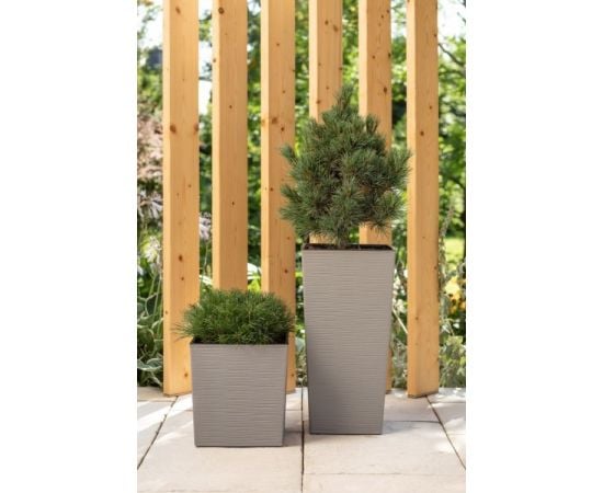 Flower pot Lamela FINEZJA ECO 40l grey