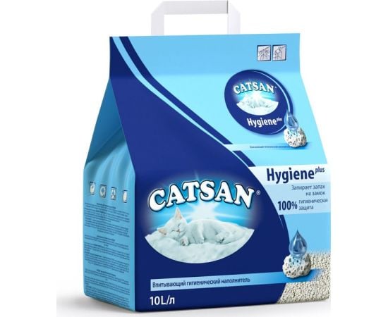 Наполнитель для кошачьего туалета Catsan Hygiene plus 10 л