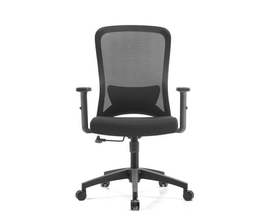 Office chair NOEL Mid back office chair Mesh fabric -Black Sammy-M 2D