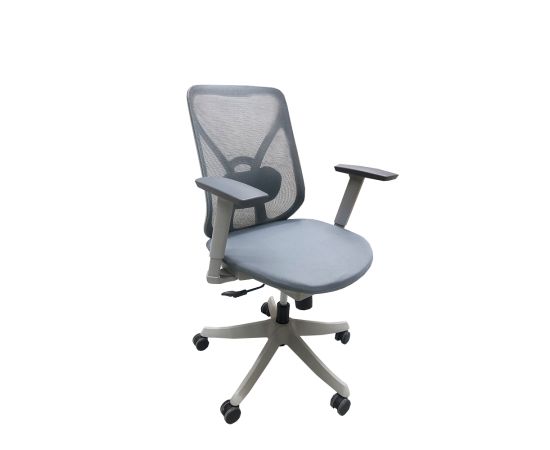 Office chair NOEL Mid back office chair Mesh fabric Grey Doro-MG