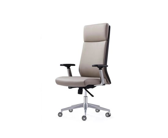 Office chair NOEL High back office chair PU Grey Carney-H