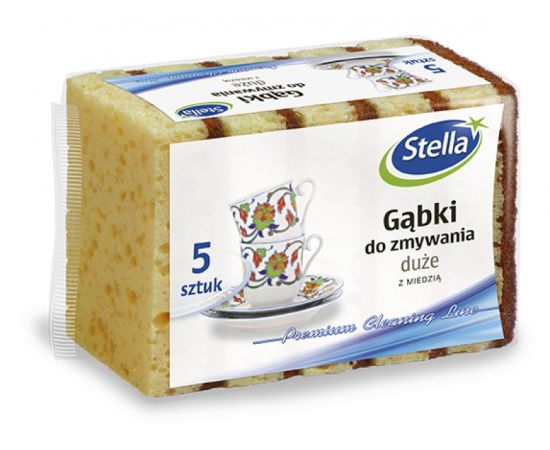 Dish sponge Stella 5pcs