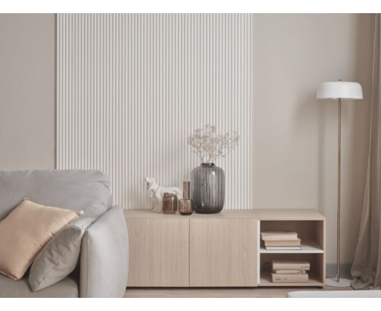 Lamella panel VOX Profile Linerio S-Line White 2650x122x12 mm