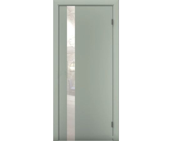 კარის ბლოკი Terminus Solid 802 olivin №802 შუშა - Planilak რძისფერი 38x700x2150 mm