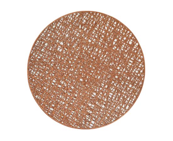 Dish mat DAJAR 38cm Glamour round copper 21209