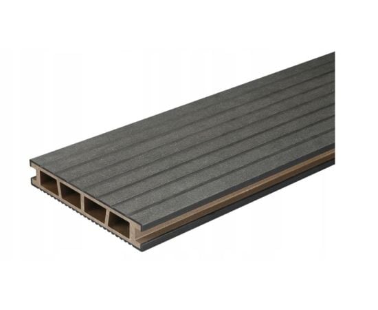 Доска террасная Bergdeck Black Brushed 150x25x2400 мм 1шт=0.36м²