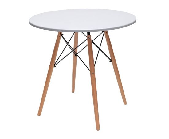 Kitchen table 821 80 cm white