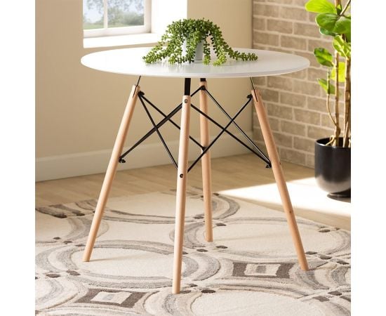 Kitchen table 821 80 cm white