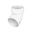 Socket bend Giza 85 mm 67° white (10.120.15.001)