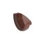 Right gutter endcap Giza 120 mm brown (10.120.06.002)