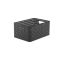 Storage basket Rotho 11l COUNTRY A5+ anthracite