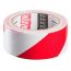 Signal adhesive tape (red/white) Scley 0370-123348 48 mm x 33 m