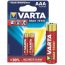 Батареика VARTA Alkaline Max Tech AAA 1.5 V 2 шт