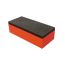 Hand sanding block soft Leo 80012R 90х40 mm red