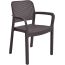 Chair Allibert Samanna 53x58x83 brown