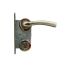 Set handle and lock BT Group KUGU AGB 70 mm. nickel