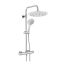 Shower system Rubineta Olo Thermo 15 Chrome with thermostat 625047