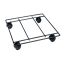 Flower stand on wheels Metallurgica Buzzi Pot mover Universal Square 42X42 cm