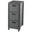 Chest of drawers Rotho 3 x A4 with wheels COUNTRY anthracite