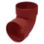 Branch pipe double box RainWay 75 mm 87° red