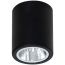 Point light Luminex Downlight round 7237 D11 E27 60W black