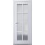 კარის ბლოკი Terminus NEO-CLASSICO თეთრი მქრქალი №601 38x700x2150 mm. შუშა