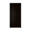 Door block ZPC PVC  LA STELLA 217 oak MOKO 36x700x2150 mm black glass
