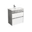Bathroom furniture with washbasin Polo Loft 60-U grey/white Cosmo 60 cm