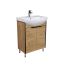 Тумба для ванной с умывальником Dacota Craft 60 wood Runa 60 см