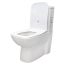 Standing toilet with mechanism and head cover EGE SERAMIC TYANA