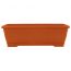 Balcony Flower Pot Plastic with a stand Terra 100x19 (terracotta)